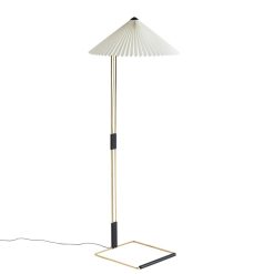 Hay Lampadaires | Lampadaire Matin Tissu Blanc / O 50 X H 129 Cm - Hay