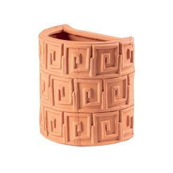 Seletti Vases | Vase Mural Magna Graecia - Greche Ceramique / L 25 X H 25 Cm - Terre Cuite - Seletti