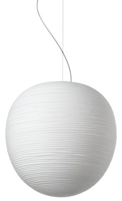 Foscarini Suspensions | Suspension Rituals Xl Verre Blanc / O 40 X H 41 Cm - Foscarini