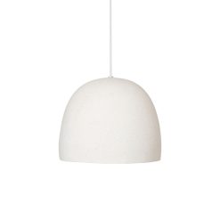 Ferm Living Suspensions | Suspension Speckle Ceramique Blanc Large / Gres O 30 X H 24 Cm - Ferm Living