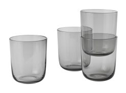 Muuto Verres | Verre Corky Verre Gris / H 10 Cm - Lot De 4 - Muuto