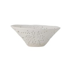 Bloomingville Corbeilles, Centres De Table | Corbeille Dalena Ceramique Blanc / Ceramique - O 30 X H 12 Cm - Bloomingville