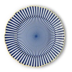 Bitossi Home Assiettes | Assiette Arcano Ceramique Bleu Blanc / O 26,5 Cm - Bitossi Home