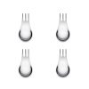 Alessi Couverts | Fourchette Moscardino Metal / Cuillere Pour Aperitif - Set De 4 - Alessi