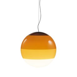 Marset Suspensions | Suspension Dipping Light Led Verre Orange / O 40 Cm - Marset