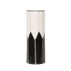 Maison Sarah Lavoine Vases | Vase Daria Large Ceramique Noir / O 12 X H 23 Cm - Peint Main - Maison Sarah Lavoine