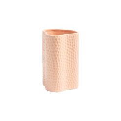 & klevering Vases | Vase Brutal Ceramique Rose / 13 X 13 X H 20 Cm - & Klevering