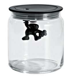 Alessi Boites Et Conservation | Bocal Hermetique Gianni A Little Man Holding On Tight Verre Plastique / 70 Cl - Alessi