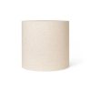 Ferm Living Lampadaires | Abat-Jour Eclipse Tissu Beige / Large - O 42 X H 40 Cm - Ferm Living