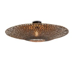 GOOD&MOJO Plafonniers | Plafonnier Bali Large Bois Naturel / Bambou - O 87 Cm - Good&Mojo