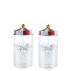 Alessi Boites Et Conservation | Bocal Hermetique Circus Verre / Set De 2 - 14 Cl - Pour Epices - Alessi