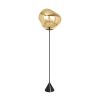 Tom Dixon Lampadaires | Lampadaire Melt Cone Slim Led (2015) Plastique / O 50 Cm - Polycarbonate Metallise (Change De Couleur) - Tom Dixon