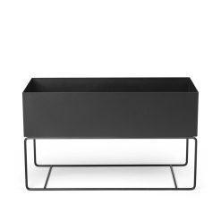 Ferm Living Pots Et Plantes | Jardiniere Sur Pied Plant Box Large Metal / Rangement - L 77 X H 45 Cm X Prof. 34 Cm - Ferm Living