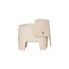 EO Lampes Sans Fil | Lampe Sans Fil Rechargeable Elephant Cuir Beige / Fait Main En France - Eo