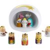 Alessi Decorations De Noel | Creche Presepe Ceramique Multicolore / Avec 10 Santons - Alessi