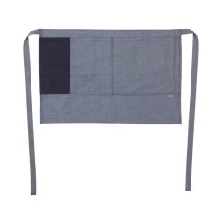 Ferm Living Linge De Table | Tablier Denim Tissu Bleu / Court - 2 Poches / Coton Biologique - Ferm Living