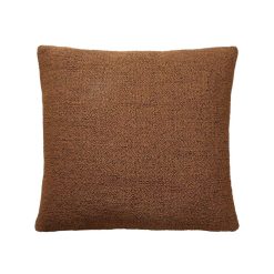 Ethnicraft Deco Textile | Coussin D'Exterieur Boucle Tissu Marron / 50 X 50 Cm - Ethnicraft