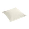 Hay Linge De Lit | Taie D'Oreiller 65 X 65 Cm Duo Tissu Blanc Beige / Coton Oeko-Tex - Hay