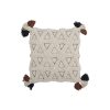 Bloomingville Deco Textile | Coussin Finja Tissu Beige Blanc / 45 X 45 Cm - Bloomingville