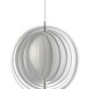 Verpan Suspensions | Suspension Moon Metal Blanc / O 34 Cm - Panton 1960 - Verpan