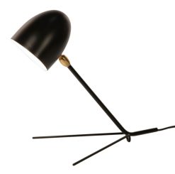 Serge Mouille Lampes De Table | Lampe De Table Cocotte Metal Noir / 1957 - Serge Mouille