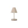 Bloomingville Lampes Sans Fil | Lampe Sans Fil Rechargeable Lianna Metal Beige / O 15 X H 28 Cm - Bloomingville