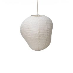 Ferm Living Suspensions | Abat-Jour Kurbis Papier Blanc / O 38 X H 40 Cm - Ferm Living