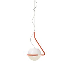 Foscarini Suspensions | Suspension Tonda Small Verre Orange / O 25 Cm - Foscarini