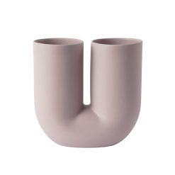 Muuto Vases | Vase Kink Ceramique Rose / Earnest Studio, 2018 - Muuto