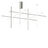 Flos Plafonniers | Plafonnier Coordinates C4 Gris Argent Metal Led / 176 X 176 X H 95 Cm - Flos