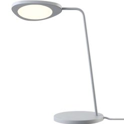 Muuto Led | Lampe De Table Leaf Led Metal Gris - Muuto