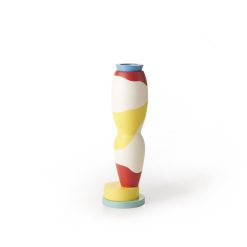 Bitossi Home Vases | Vase Projet Memphis Ceramique Jaune Blanc / By George J. Sowden - Bitossi Home