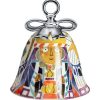 Alessi Decorations De Noel | Boule De Noel Holy Family Ceramique / Cloche Balthazar - Peint Main - Alessi