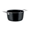 Alessi Plats Et Cuisson | Faitout Pots&Pans Metal Noir / O 20 Cm - Tous Feux Dont Induction - Alessi