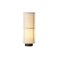 Audo Copenhagen Lampes De Table | Lampe De Table Hashira Tissu Beige / O 18 X H 49,5 Cm - Lin - Audo Copenhagen