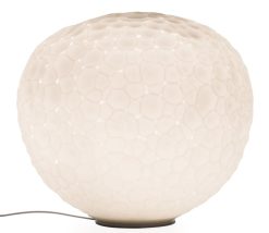 Artemide Lampes De Table | Lampe De Table Meteorite Verre Blanc / O 35 Cm - Artemide