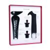 L'Atelier du Vin Autour Du Vin | Coffret Sommelier Chic Set Night Plastique / Tire-Bouchon + Pompe A Vide Manuelle Avec 2 Bouchons - L'Atelier Du Vin