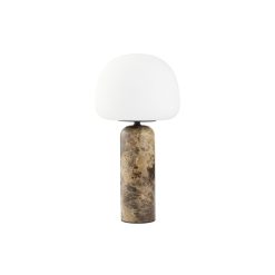 Northern Lampes De Table | Lampe De Table Kin Led Pierre Marron / O 20 X H 40 Cm - Northern