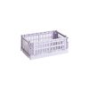 Hay Paniers Et Petits Rangements | Panier Colour Crate Plastique Violet Small / 17 X 26,5 Cm - Recycle - Hay