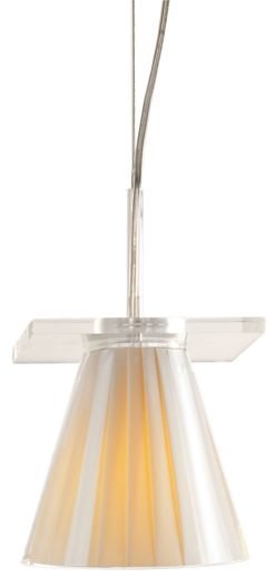 Kartell Suspensions | Suspension Light-Air Plastique Tissu Beige - Kartell