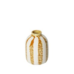 Maison Sarah Lavoine Vases | Vase Riviera Small Ceramique Orange / H 14 Cm - Maison Sarah Lavoine