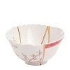 Seletti Saladiers, Coupes Et Bols | Bol Kintsugi Ceramique Blanc / Or Fin - Seletti