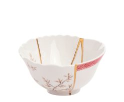 Seletti Saladiers, Coupes Et Bols | Bol Kintsugi Ceramique Blanc / Or Fin - Seletti