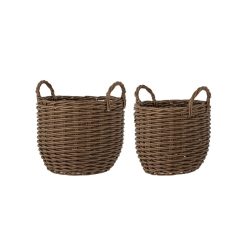 Bloomingville Paniers Et Petits Rangements | Panier Jayde Plastique / Set De 2 - O 39 X H 41 + O 43 X H 46 Cm - Bloomingville