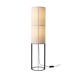 Audo Copenhagen Lampadaires | Lampadaire Hashira High Tissu Beige / O 30 X H 130 Cm - Lin - Audo Copenhagen