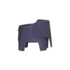 EO Lampes Sans Fil | Lampe Sans Fil Rechargeable Elephant Cuir Violet / Fait Main En France - Eo