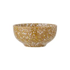 Bloomingville Saladiers, Coupes Et Bols | Bol Carmel Ceramique Jaune Marron / Gres - O 15,5 X H 8 Cm - Bloomingville