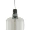 Normann Copenhagen Suspensions | Suspension Amp Small Verre Pierre Gris Noir / O 14 X H 17 Cm - Marbre - Normann Copenhagen