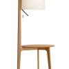 Carpyen Lampadaires | Lampadaire Carla Bois Naturel / Table D'Appoint - Carpyen