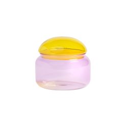 & klevering Boites Et Conservation | Boite Puffy Verre Multicolore / O 13.5 X H 12 Cm - & Klevering